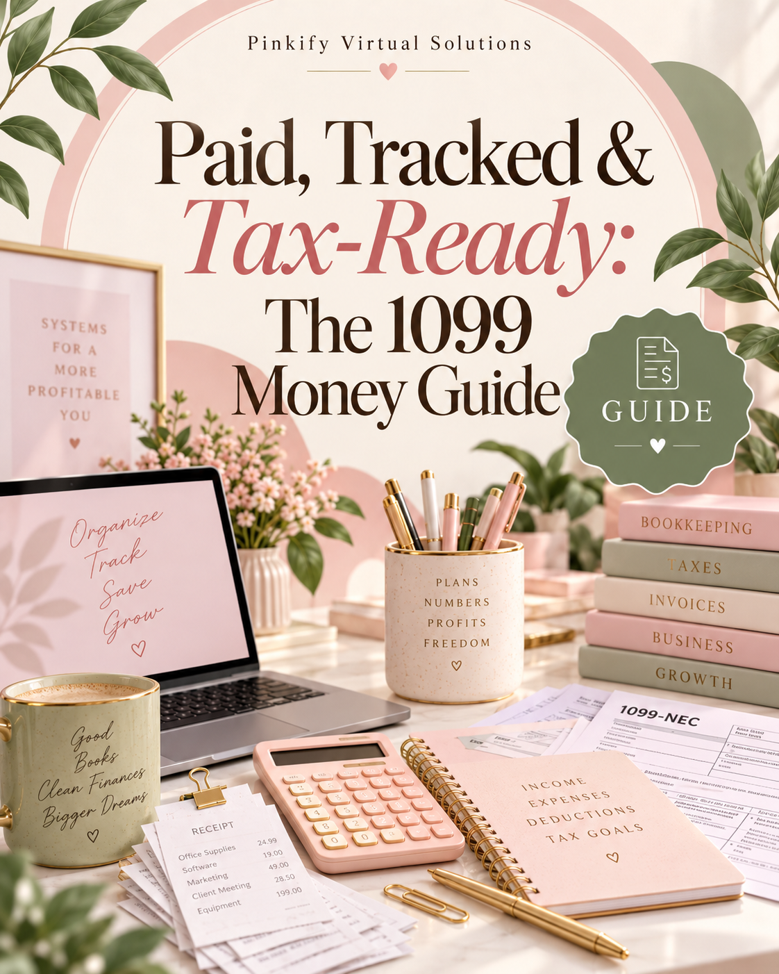 Paid, Tracked & Tax-Ready: The 1099 Money Guide product image
