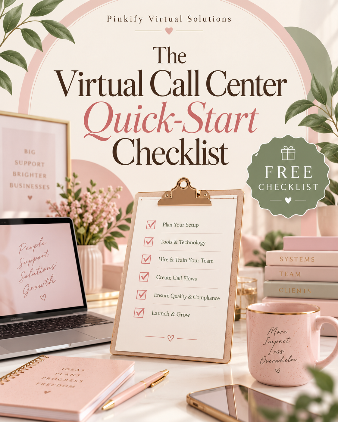 The Virtual Call Center Quick-Start Checklist product image